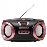 Nešiojamas radijo grotuvas Boombox su CD, MP3, USB, AUX, LCD, FM radijas Adler AD 1181