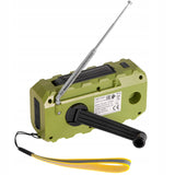 Nešiojamas radijas Saulės Rankenėlė Avarinis Powerbank Žibintuvėlis Preppers Adler