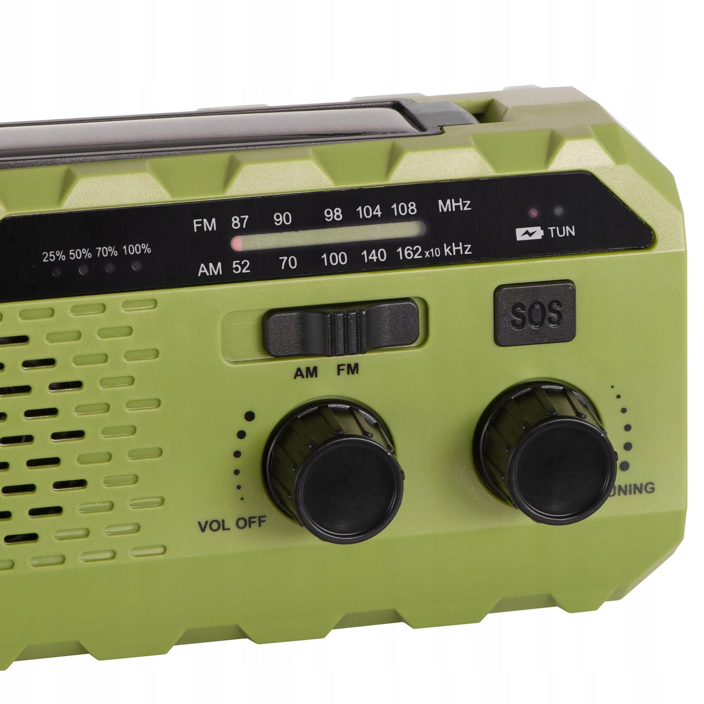 Nešiojamas radijas Saulės Rankenėlė Avarinis Powerbank Žibintuvėlis Preppers Adler