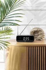 Belaidis radijo žadintuvas Bluetooth USB AUX FM