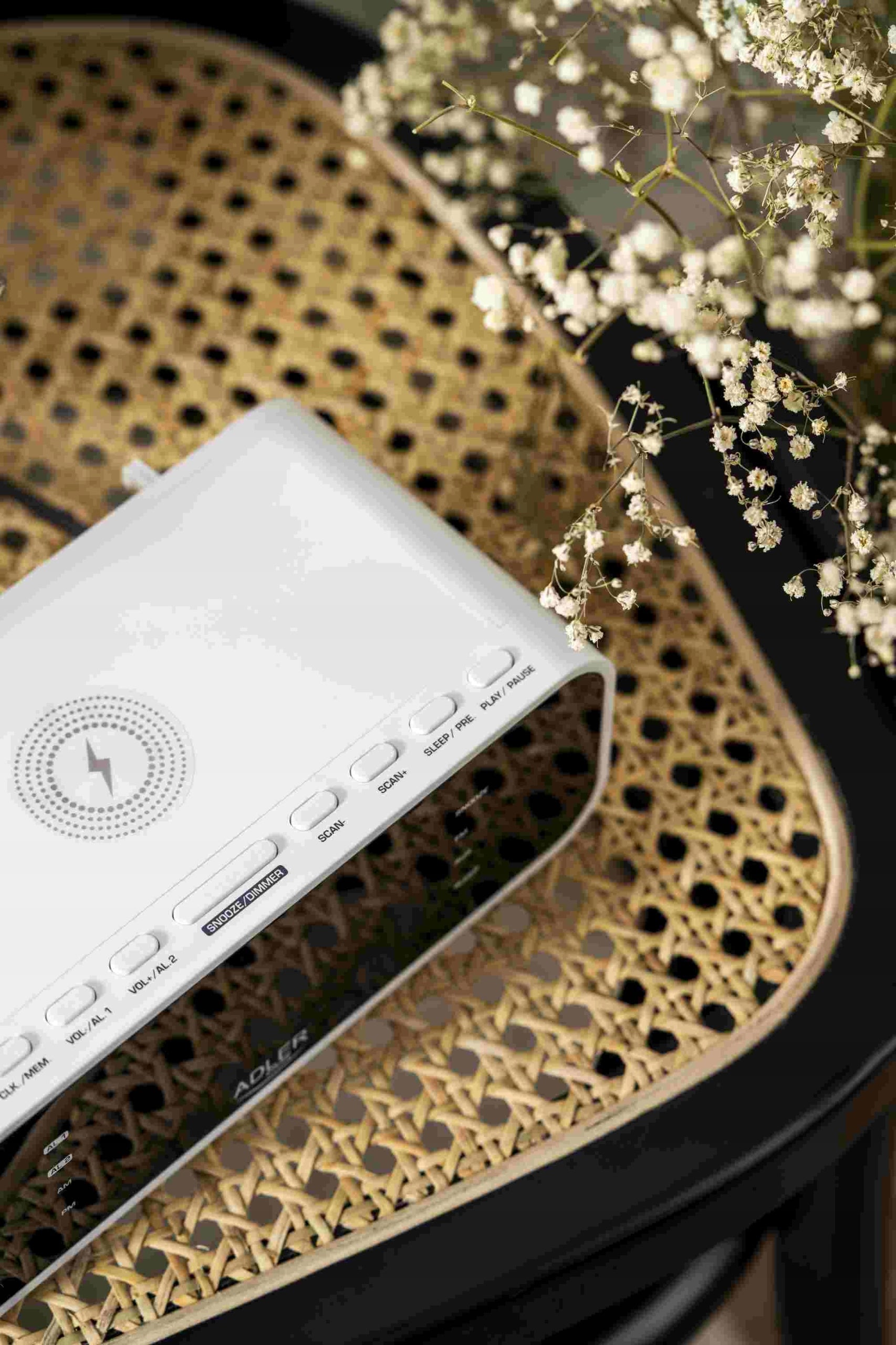 Belaidis radijo žadintuvas Bluetooth USB AUX FM