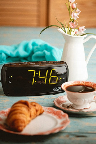 Nešiojamas kelioninis radijo žadintuvas FM AM LED