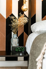 Nešiojamas kelioninis radijo žadintuvas FM AM LED