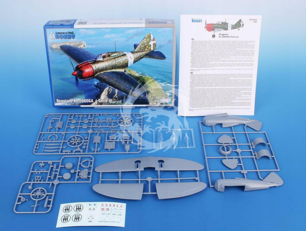 Reggiane Re.2000GA / Serie III.Special Hobby SH48205 1/48 skalė