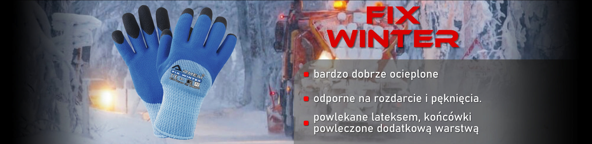 Darbinės pirštinės, 12 porų, apsauginės, BHP, žiemos, pašiltintos, storos Arhem Winter 11