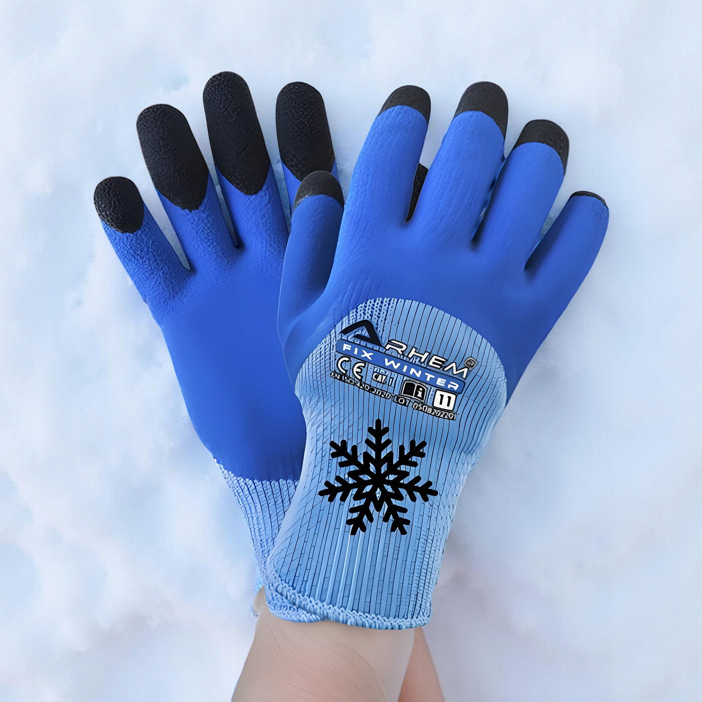 Darbinės pirštinės, 12 porų, apsauginės, BHP, žiemos, pašiltintos, storos Arhem Winter 11