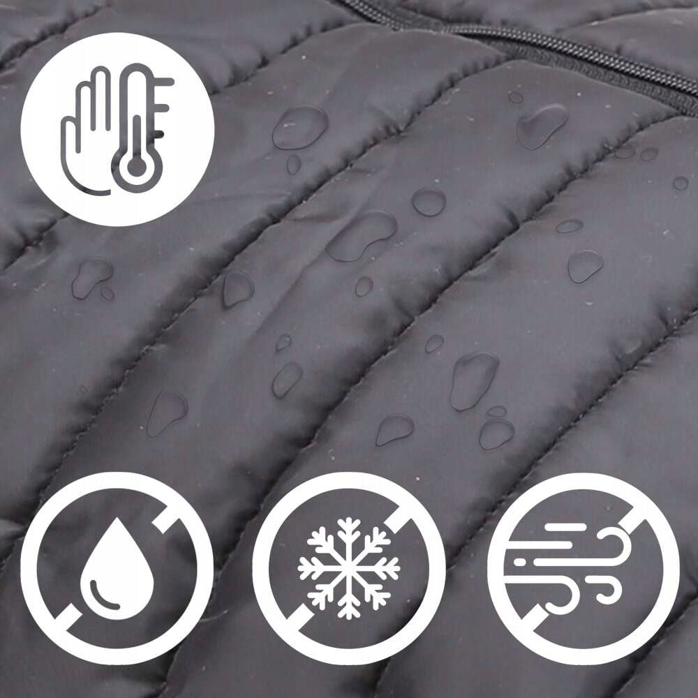 Rogutės vaikams su atlošu ir stūmikliu Šilta 3in1 miegmaišio sistema KOMFORT #605