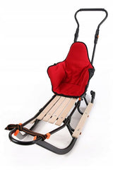 Vaikiškos rogės FULL, Šilta miegmaišio! stumdukas, atlošas, kojų atramos, ratukai + mova