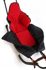 Vaikiškos rogės FULL, Šilta miegmaišio! stumdukas, atlošas, kojų atramos, ratukai + mova