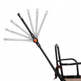 Vaiku rogutės FULL su atlošu stumiamoji rankena šilta miegmaišio stumiamoji rankena SAUGIOS