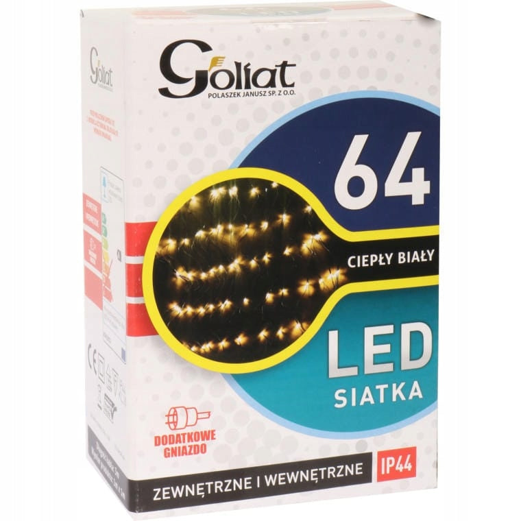 LED šviesos tinklas 1x1m lauko kalėdinis apšvietimas Goliat