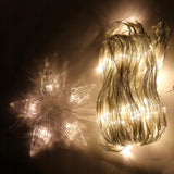 Šviečianti eglutės formos LED tinklo dekoracija su žvaigžde, šiltai balta spalva