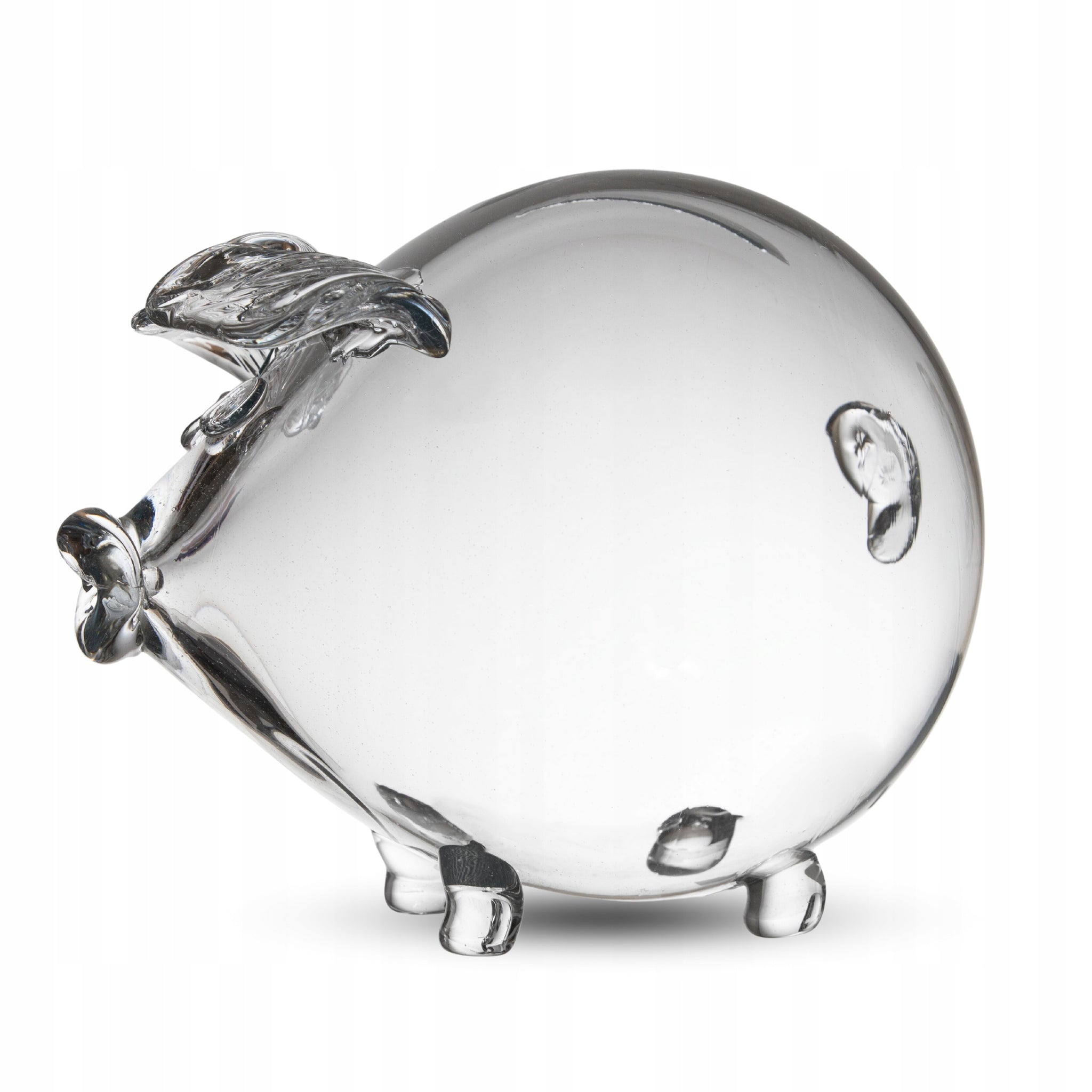 Didžiausia stiklinė kiaulytė taupyklė, rankų darbo dovana vaikams MEGA