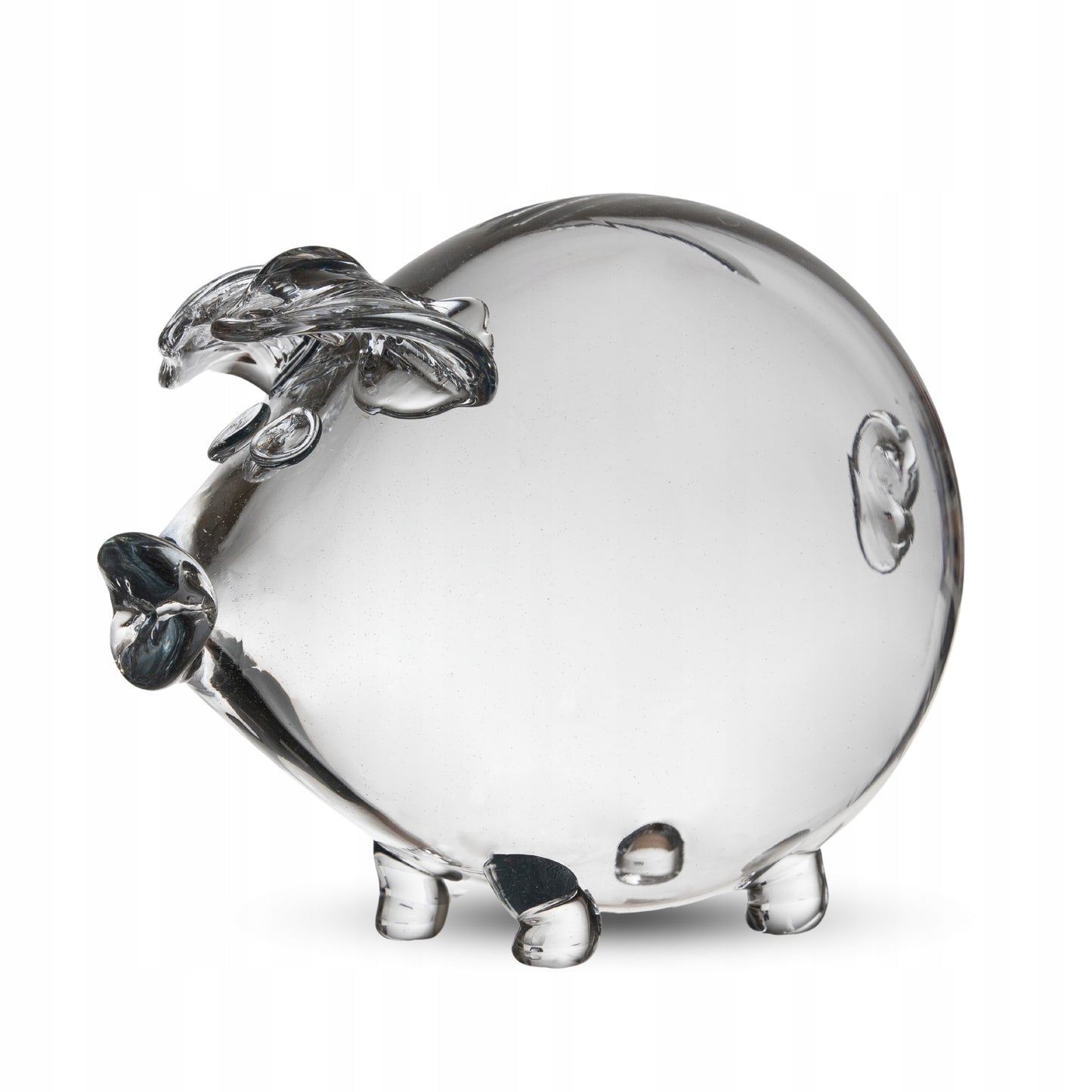 Didžiausia stiklinė kiaulytė taupyklė, rankų darbo dovana vaikams MEGA