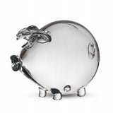 Didžiausia stiklinė kiaulytė taupyklė, rankų darbo dovana vaikams MEGA