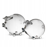 Didžiausia stiklinė kiaulytė taupyklė, rankų darbo dovana vaikams MEGA