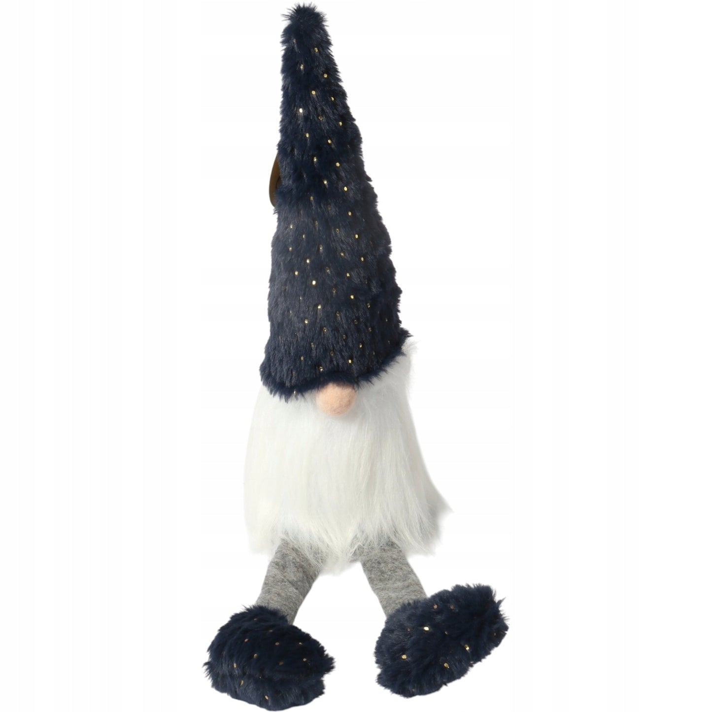 Kalėdinis nykštukas Gnomas, Kalėdinė puošmena, Dovana 50 cm Tamsiai mėlynas