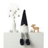 Kalėdinis nykštukas Gnomas, Kalėdinė puošmena, Dovana 50 cm Tamsiai mėlynas