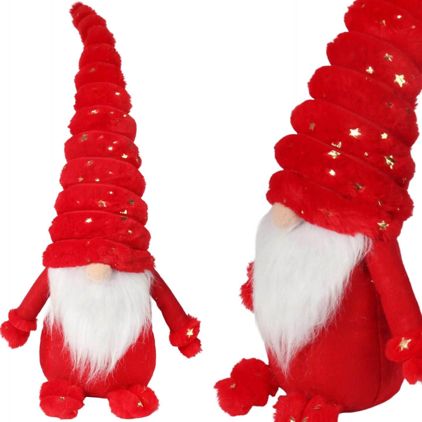Kalėdinis nykštukas "SKRZAT" krasnal GNOM Kalėdinė puošmena dovana 60cm DOVANAI