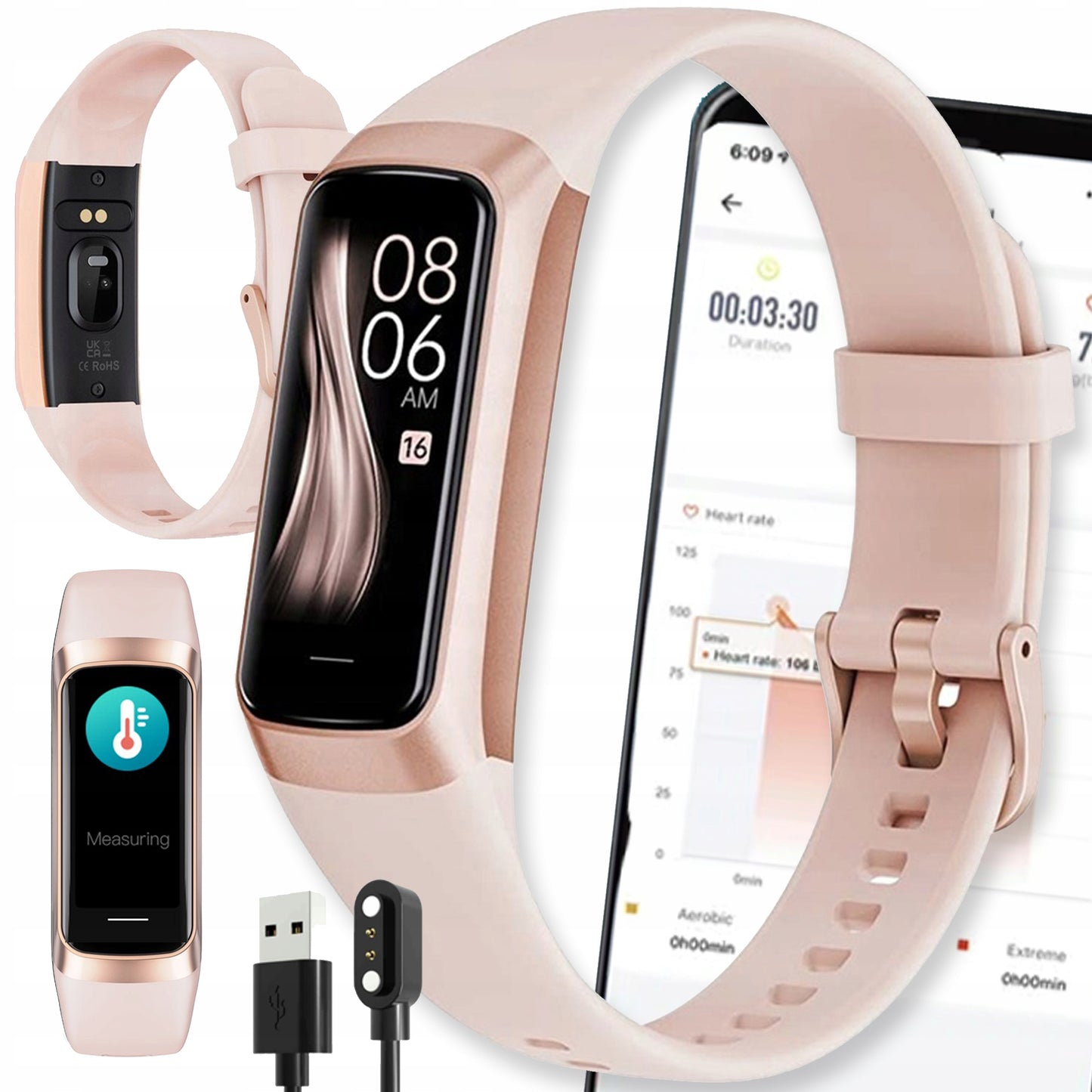 SMARTVAIANDAS MUbaiANDASEEKIRAKELLA AMOLED MENIU PL PRO GT SMARTBAND ATSPARUS VANDENIUI