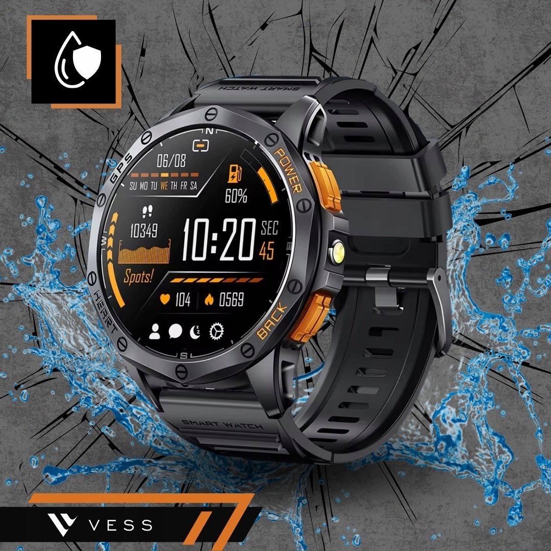 SMARTWATCH VYRIŠKAS GPS LENKŲ MENIU VANDENIU atsparus SPORTAS POKALBIAI SMART WATCH PL