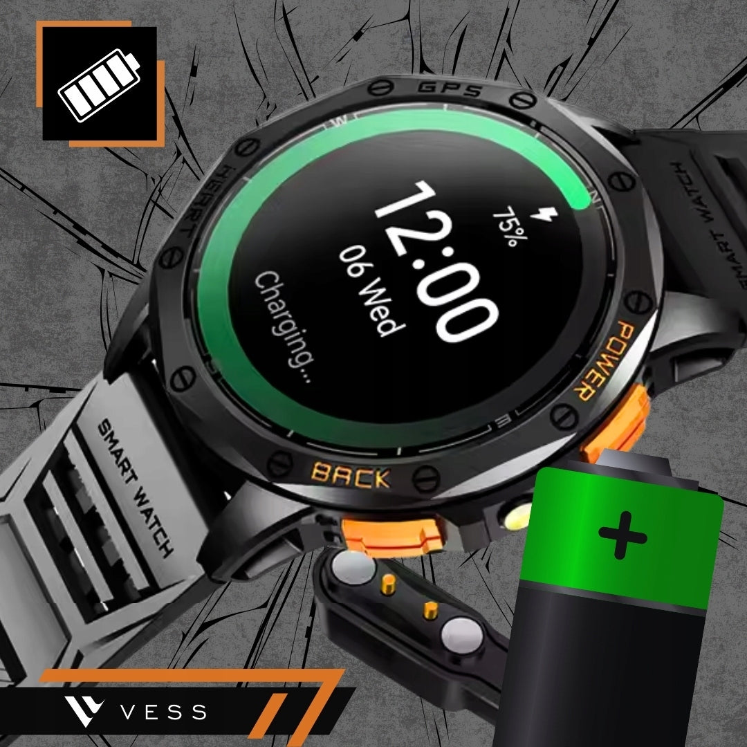 SMARTWATCH VYRIŠKAS GPS LENKŲ MENIU VANDENIU atsparus SPORTAS POKALBIAI SMART WATCH PL