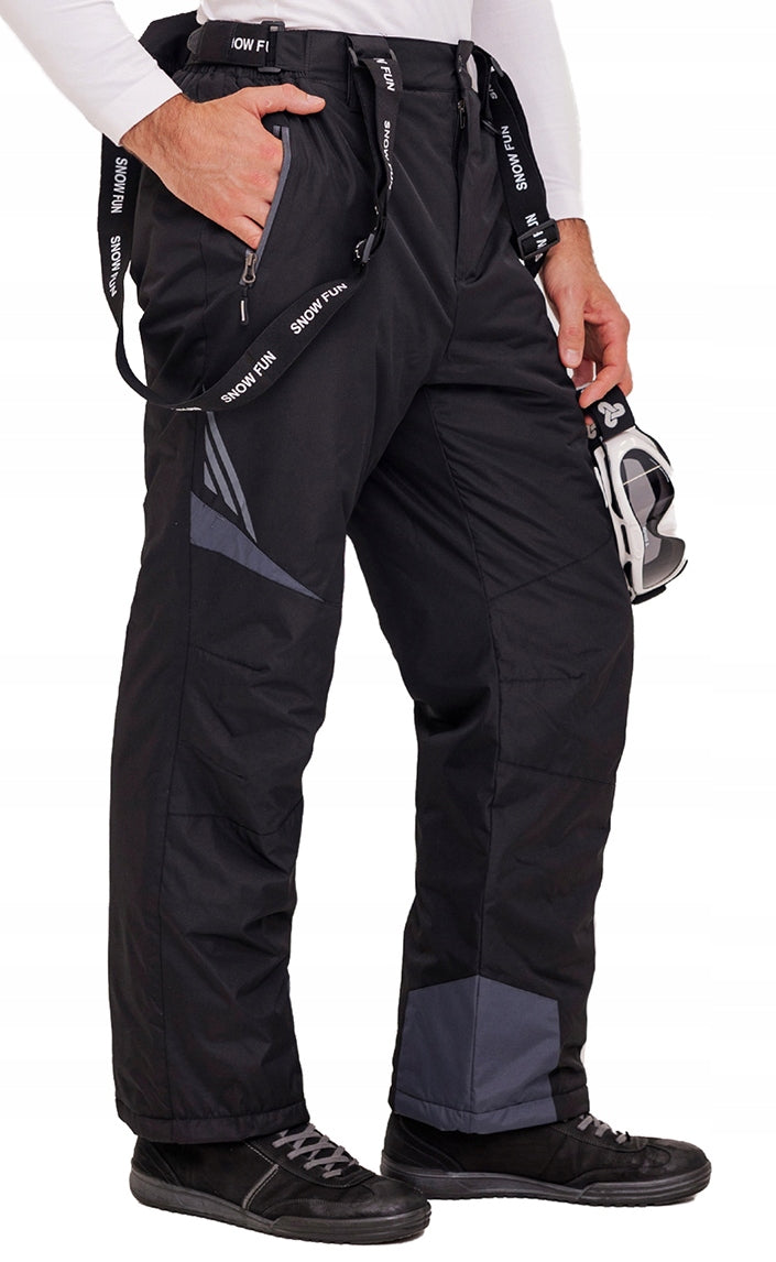 SNOW FUN Vyriškos snieglentės kelnės, 10 000 L membrana