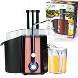 Didelio sūkių sulčiaspaudė, 2000W, vaisiams ir daržovėms, su didele anga