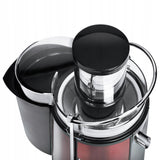 Didelio sūkių sulčiaspaudė, 2000W, vaisiams ir daržovėms, su didele anga