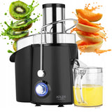 Didelio sūkių sulčiaspaudė, 2000W, vaisiams ir daržovėms, su didele anga