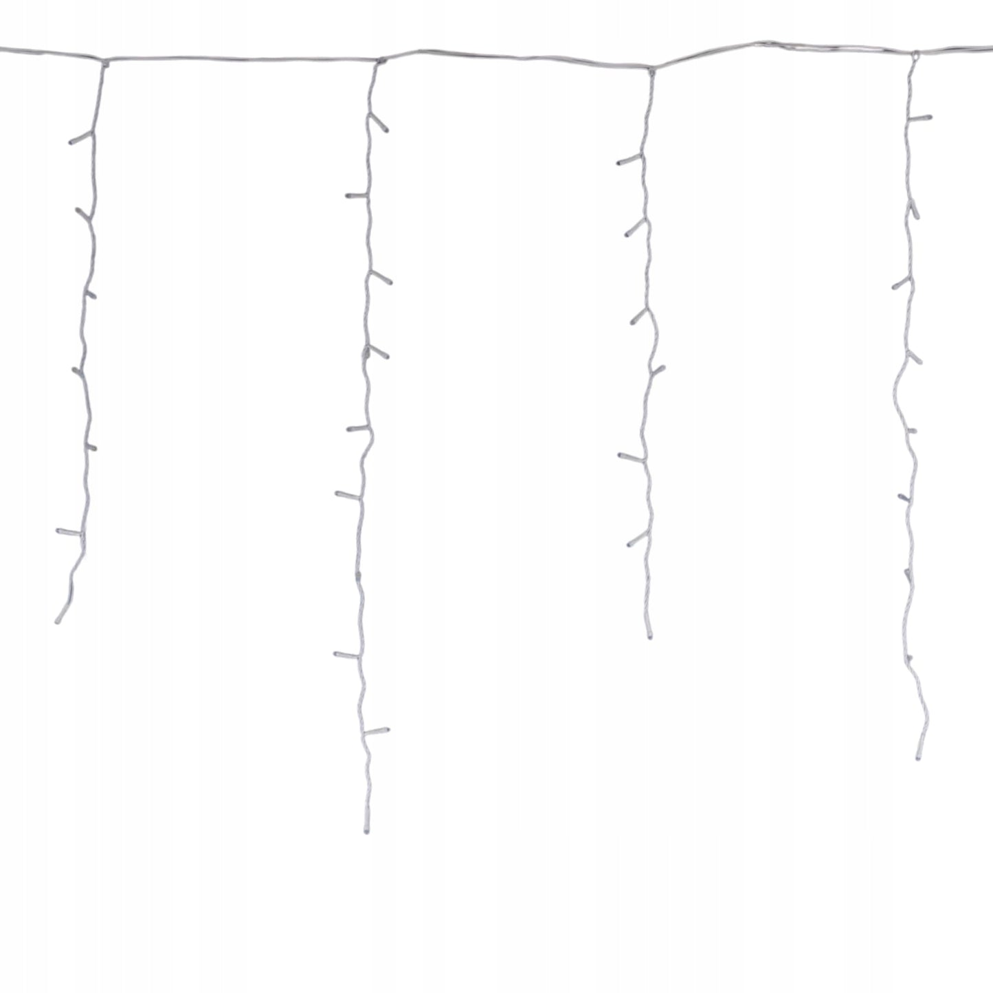 VARVEKLIAI 300 LED prailginami 10m FLASH lauko ŠALTAI BALTA