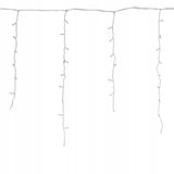 VARVEKLIAI 300 LED prailginami 10m FLASH lauko ŠALTAI BALTA