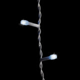 VARVEKLIAI 300 LED prailginami 10m FLASH lauko ŠALTAI BALTA