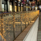 Varvekliai 300 LED girlianda lauko, su blyksėjimo funkcija, 10M, papildomas lizdas