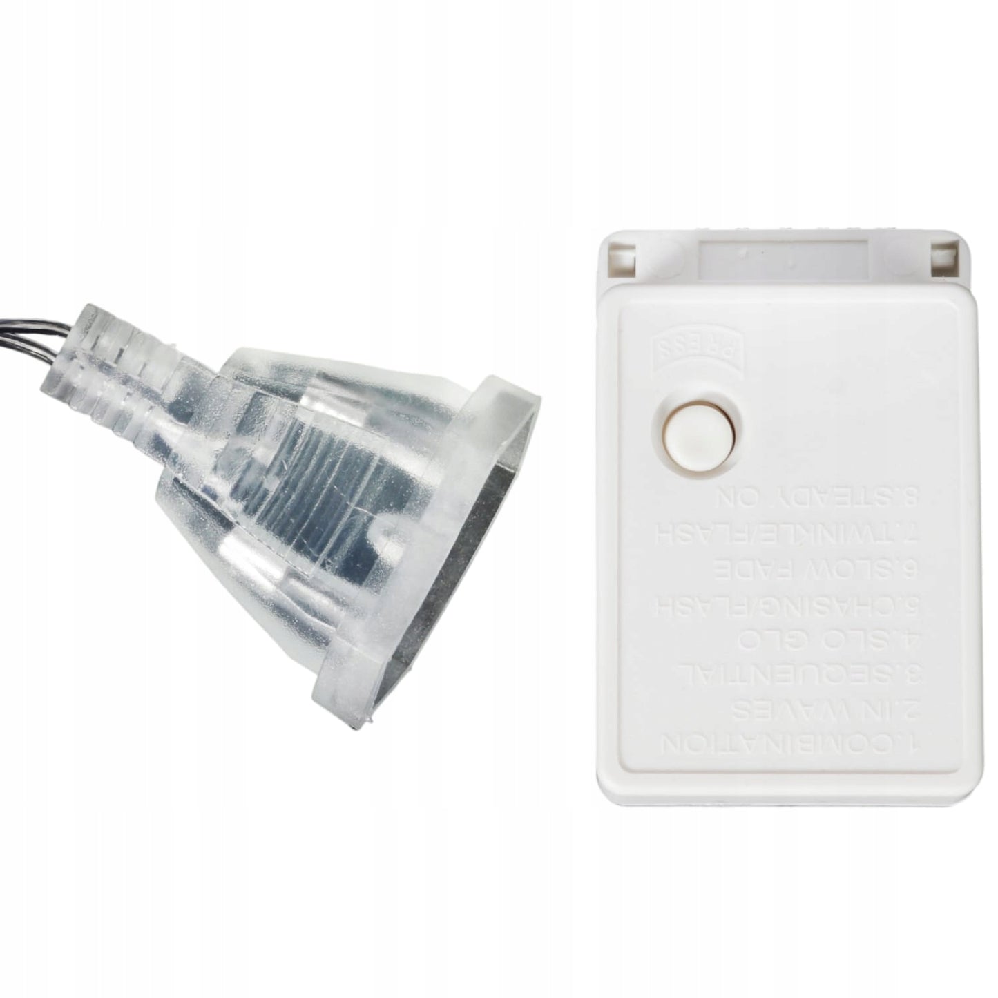 VARVEKLIAI 500 LED UŽuolaidinės lemputės LAUKO IP44 ŠALTAI BALTOS MIRKSINČIOS 15 M Goliat