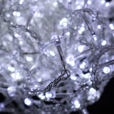 VARVEKLIAI 500 LED UŽuolaidinės lemputės LAUKO IP44 ŠALTAI BALTOS MIRKSINČIOS 15 M Goliat