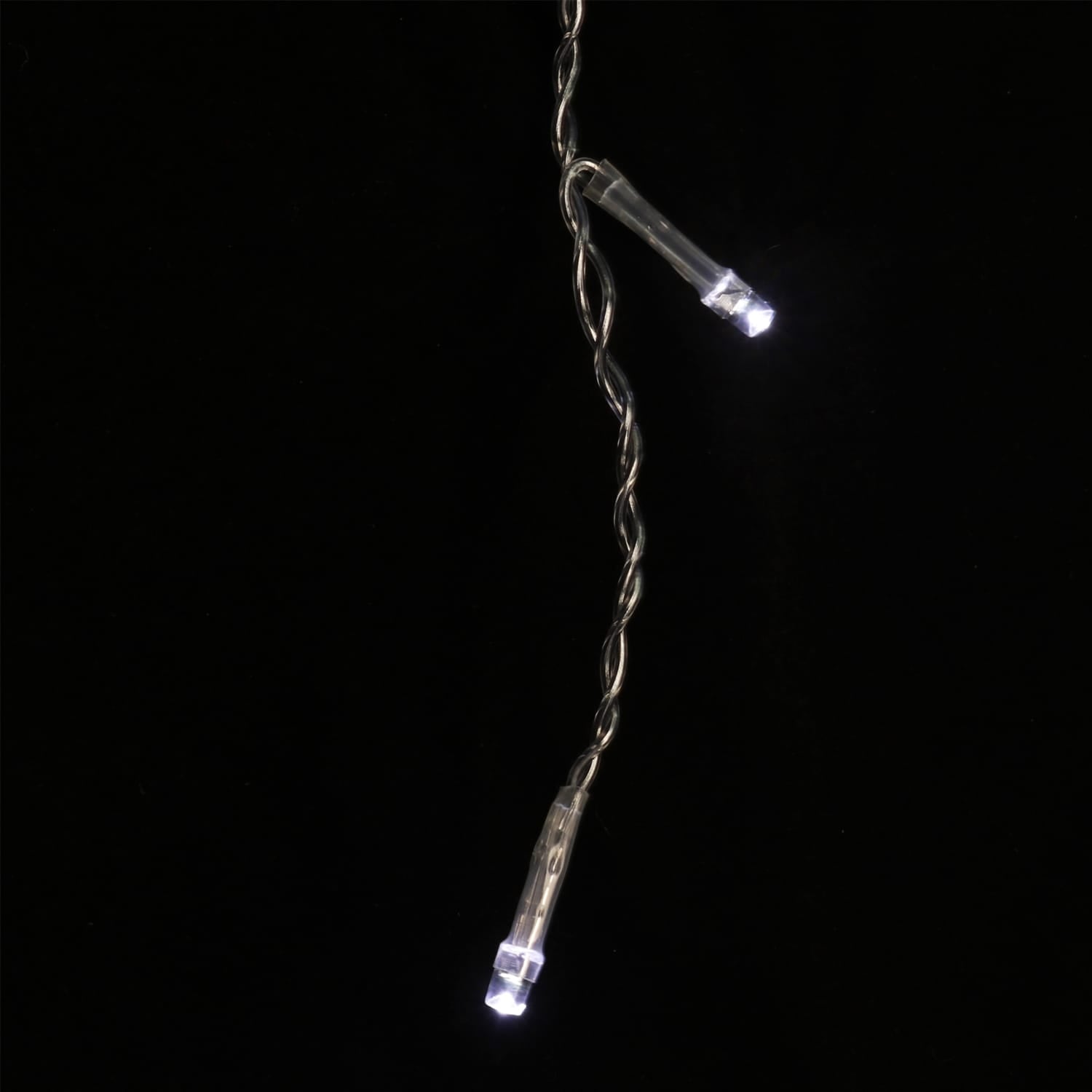 VARVEKLIAI 500 LED UŽuolaidinės lemputės LAUKO IP44 ŠALTAI BALTOS MIRKSINČIOS 15 M Goliat