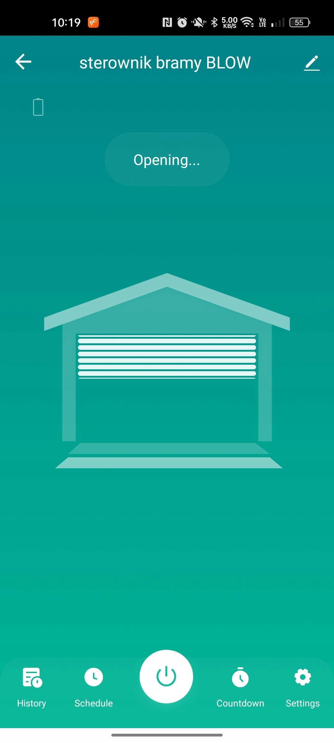 WiFi valdiklis garažo ir įvažiavimo vartams su jutikliais TUYA SMART LIFE