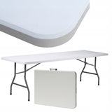 Sodo stalas sulankstomas išskleidžiamas catering banketinis 200x90cm, lagaminas