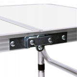 SUDĖJAMAS TURISTINIS STALELIS ALIUMININIS KEMPINGO 60X45CM LAGAMINAS