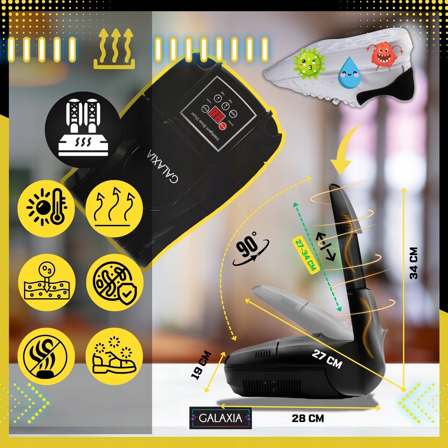 BATO SUŠIAUOKLIS SU OZONU ELEKTRINIS DŽIOVYKLĖ OzonatorIUS BATAMS