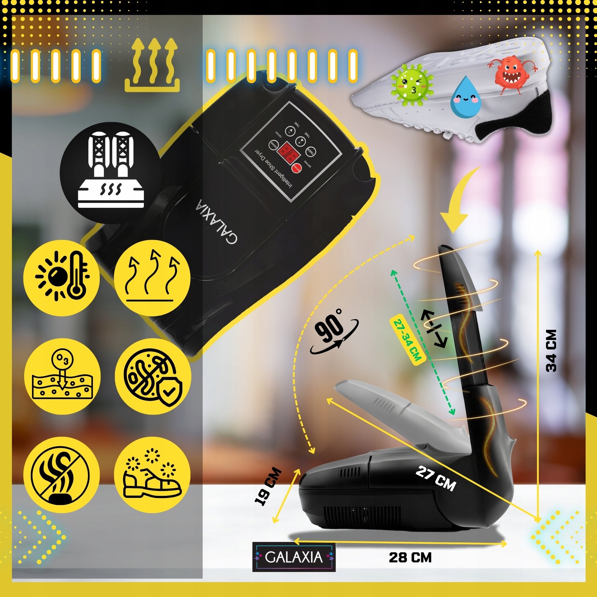 BATO SUŠIAUOKLIS SU OZONU ELEKTRINIS DŽIOVYKLĖ OzonatorIUS BATAMS