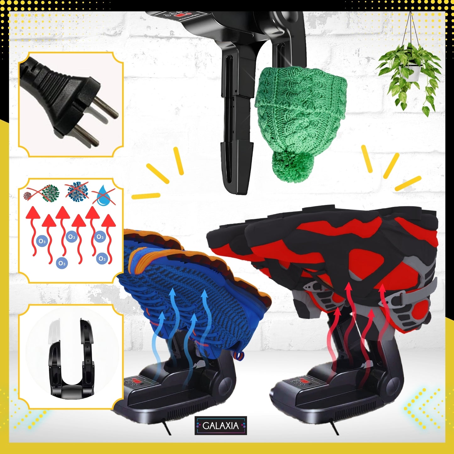 BATO SUŠIAUOKLIS SU OZONU ELEKTRINIS DŽIOVYKLĖ OzonatorIUS BATAMS