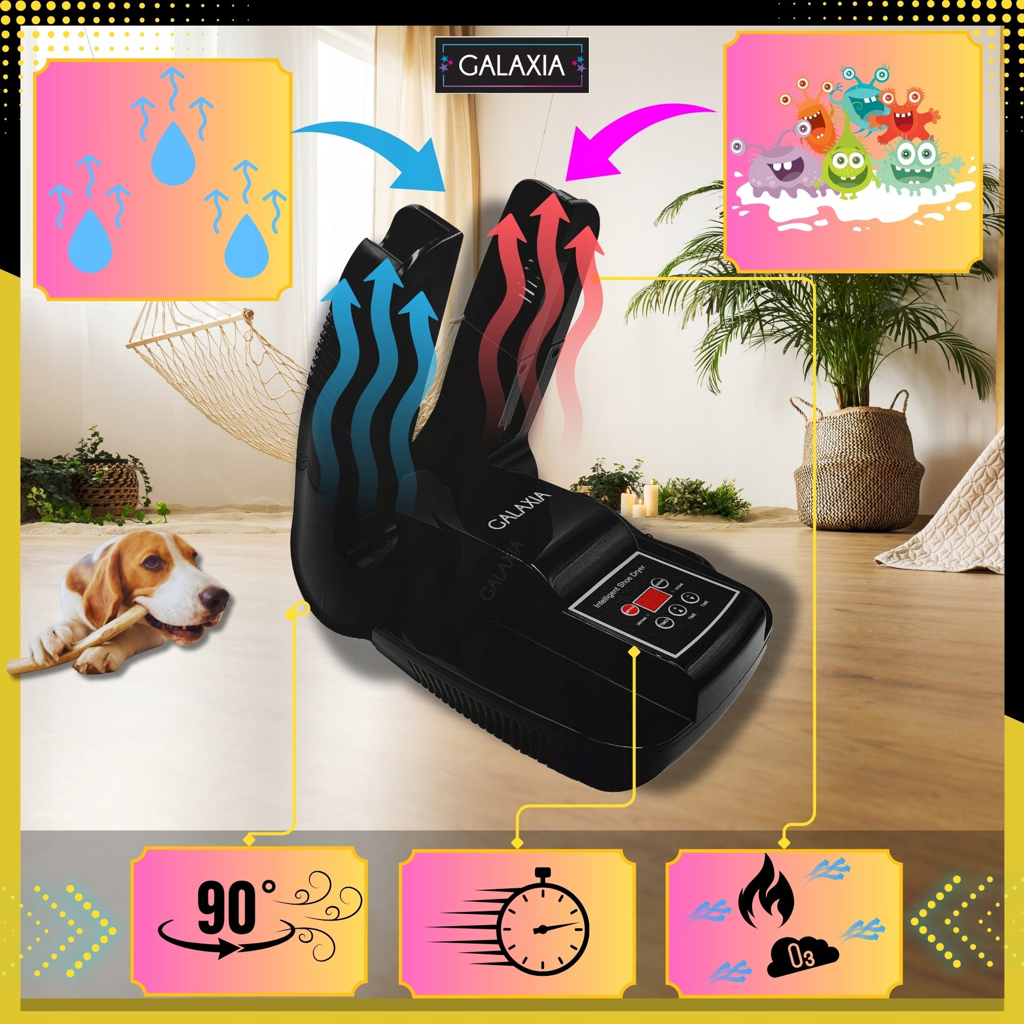 BATO SUŠIAUOKLIS SU OZONU ELEKTRINIS DŽIOVYKLĖ OzonatorIUS BATAMS