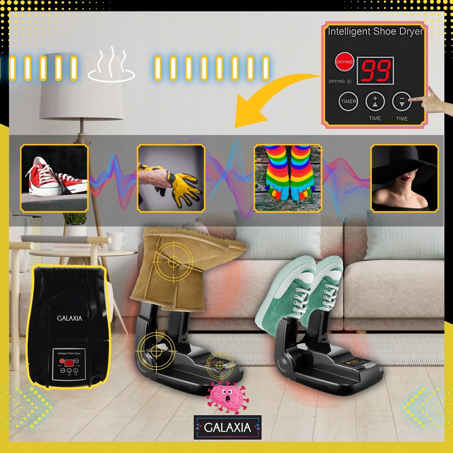 BATO SUŠIAUOKLIS SU OZONU ELEKTRINIS DŽIOVYKLĖ OzonatorIUS BATAMS