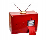 KALĖDINIS ŽIBINTUVĖLIS MUZIKINĖ DĖŽUTĖ TELEVIZORIUS TV KALĖDŲ SENELIS ELNIAS BATERIJOMIS USB