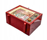 KALĖDINIS ŽIBINTUVĖLIS MUZIKINĖ DĖŽUTĖ TELEVIZORIUS TV KALĖDŲ SENELIS ELNIAS BATERIJOMIS USB