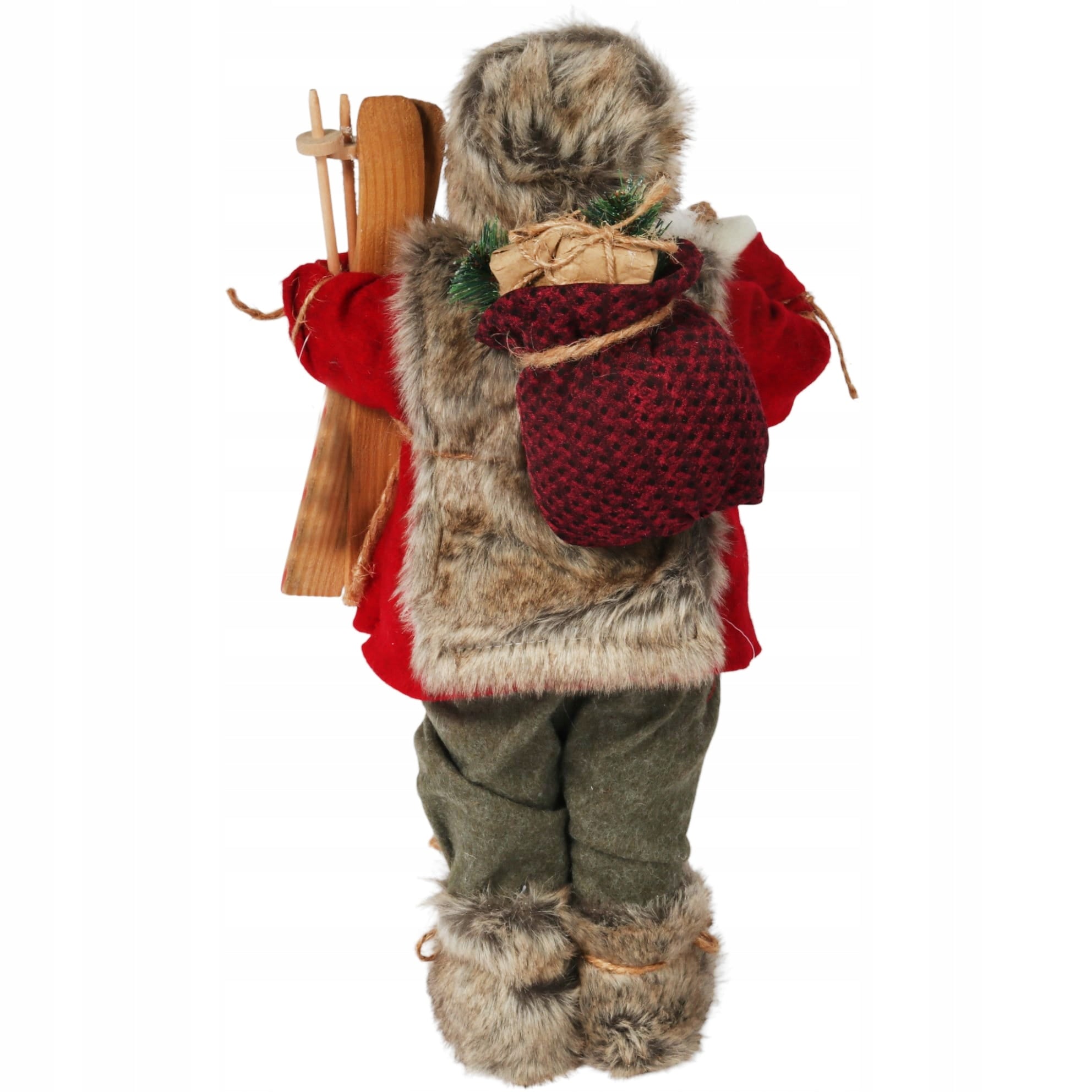 ŠVENTASIS KALĖDA kalėdinėfigurėlė skandinaviška DEKORACIJA puošmena 46cm ŠVENTĖS