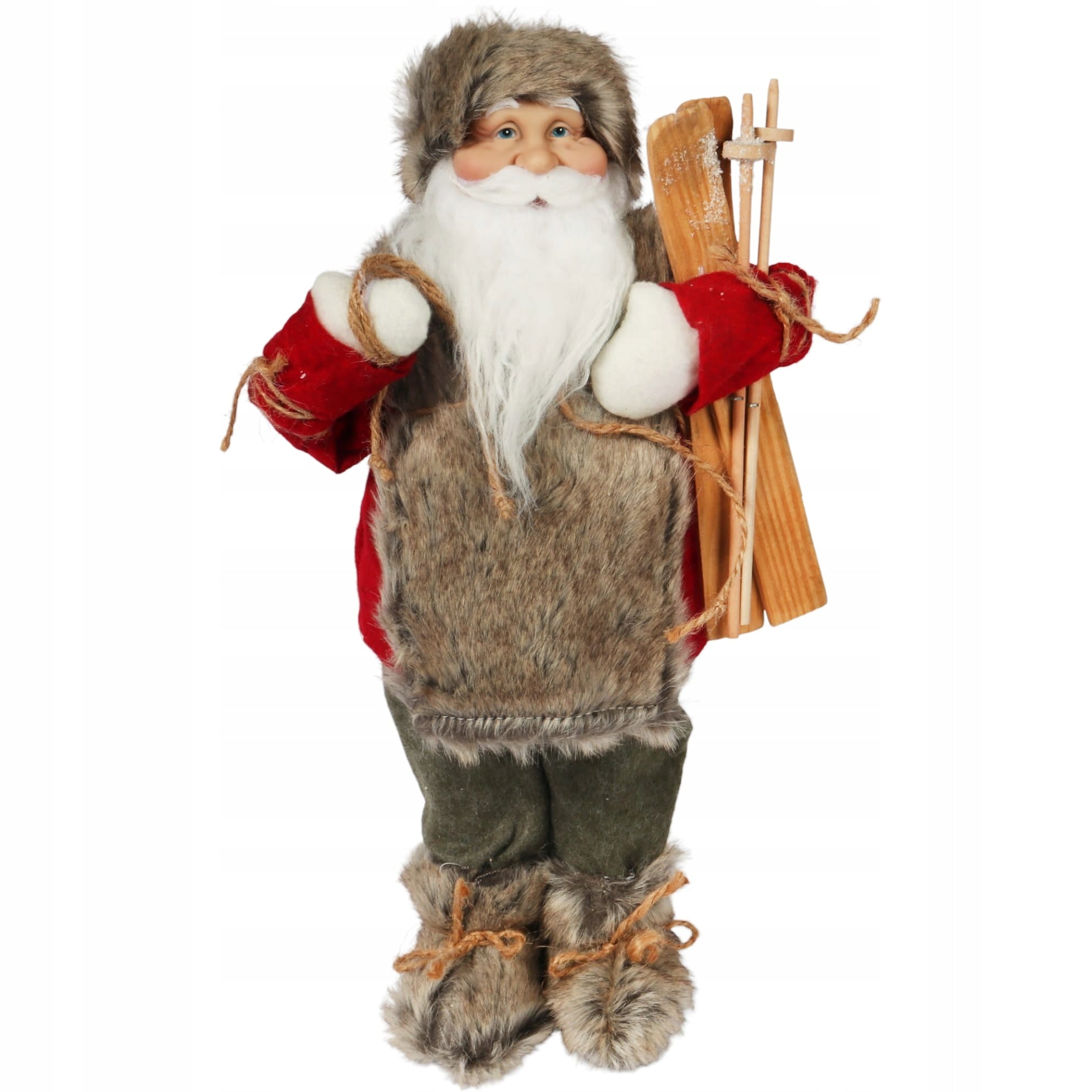 ŠVENTASIS KALĖDA kalėdinėfigurėlė skandinaviška DEKORACIJA puošmena 46cm ŠVENTĖS