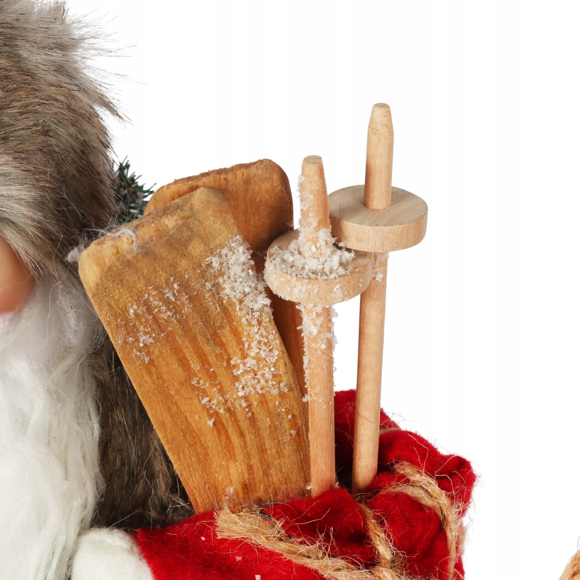 ŠVENTASIS KALĖDA kalėdinėfigurėlė skandinaviška DEKORACIJA puošmena 46cm ŠVENTĖS